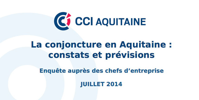 Note de conjoncture des CCI d’Aquitaine